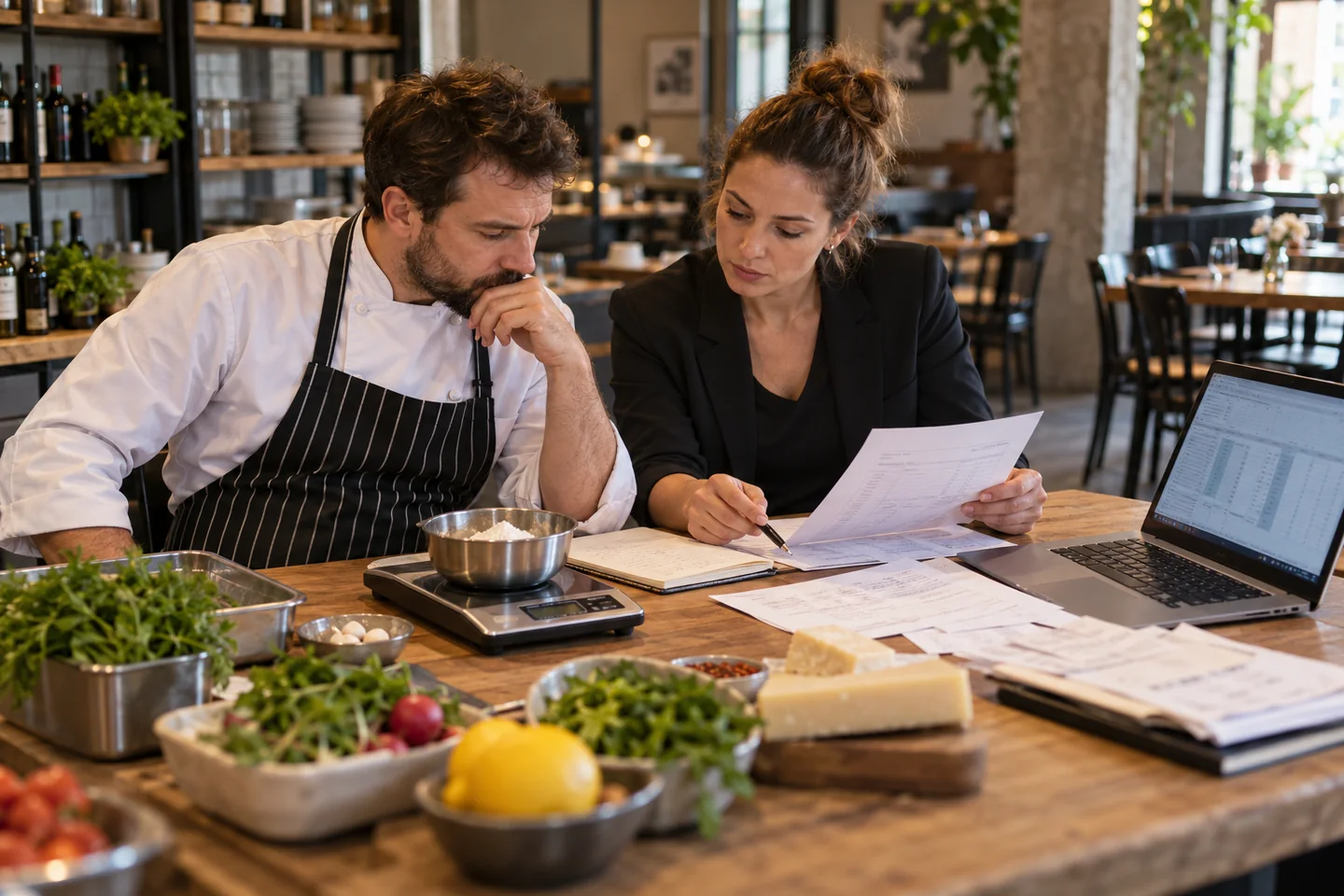 Kalkulacja kosztu receptury i porównanie rzeczywistego zużycia w restauracji