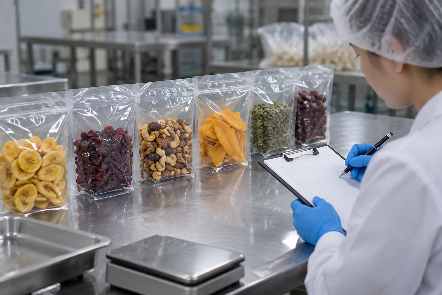 Kontrola krótkiej serii przezroczystych opakowań po próbie produkcyjnej